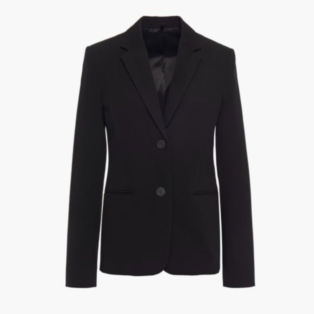 Helmut Lang Black Structured Black Blazer Sz 8
